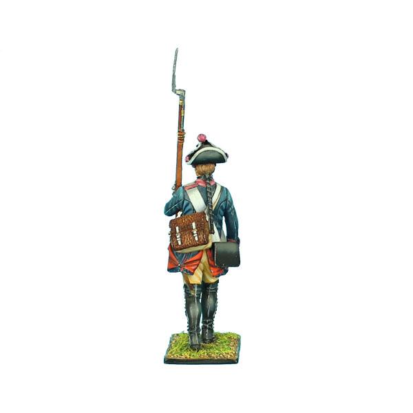 7th Prussian Line Infantry Regiment Braunschweig-Bevern Musketeer Marching--single figure--RETIRED. #4