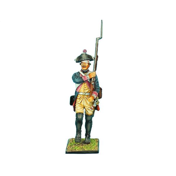 7th Prussian Line Infantry Regiment Braunschweig-Bevern Musketeer Marching--single figure--RETIRED. #1