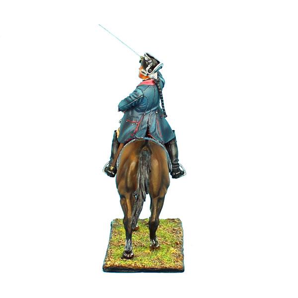 7th Prussian Line Infantry Regiment Braunschweig-Bevern Mounted Colonel--single mounted figure--RETIRED. #4