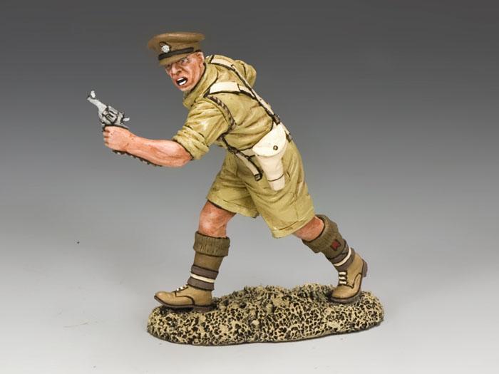 Attacking Officer with Revolver--single figure -- End-of-the-Run Remainders #1