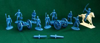 American Civil War Union Artillery--Blue Plastic American Civil War Union Artillery--Blue Plastic #27549