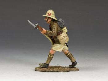 WWI British Infantry Attacking--Tropical Uniform--single figure--RETIRED. WWI British Infantry Attacking--Tropical Uniform--single figure--RETIRED. #27616