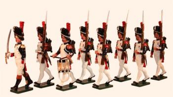 French Grenadiers of the Guard Painted--eight figures--Special Order:  Takes 2 to 3 months. French Grenadiers of the Guard Painted--eight figures--Special Order:  Takes 2 to 3 months. #27789