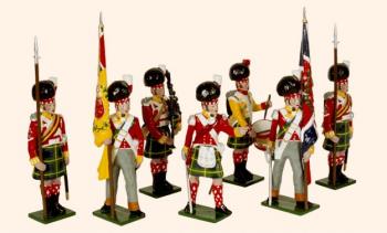 92nd (Gordon) Highlanders, 1815--seven painted metal figures--Special Order:  Takes 2 to 3 months. 92nd (Gordon) Highlanders, 1815--seven painted metal figures--Special Order:  Takes 2 to 3 months. #27793