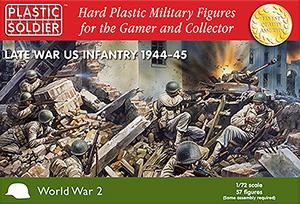 1/72nd American Infantry 1944-45 (RED BOX)--57 plastic figures (some assembly required) #1