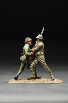Image of Desparate Fight--USMC vs Japanse SNLP--two figure diarama--RETIRED--THIRTEEN LEFT IN STOCK!!