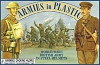 British Army in Steel Helmets--20 in 10 poses (khaki brown) British Army in Steel Helmets--20 in 10 poses (khaki brown) #406