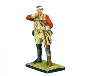 Image of British 22nd Foot Kneeling Standing Loading--Bandaged Head--single figure--RETIRED--LAST ONE!!