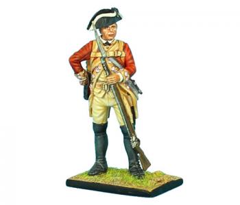 Image of British 22nd Foot Standing Reaching for Cartridge--single figure