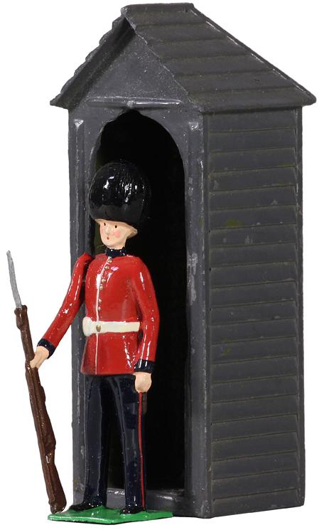 British Scots Guardsman with Sentry Box--single figure and shelter #1