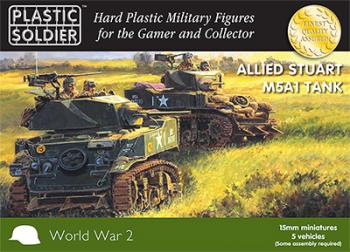Image of 15mm Easy Assembly Stuart M5 Tank (BLACK BOX)--TWO IN STOCK.