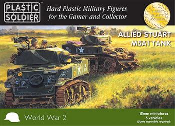 Image of 15mm Easy Assembly Stuart M5 Tank (BLACK BOX)--THREE IN STOCK.