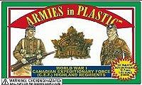 World War I Canadian Expeditionary Force (C.E.F.) Highland Regiments--20 figures in 10 poses (khaki) #1