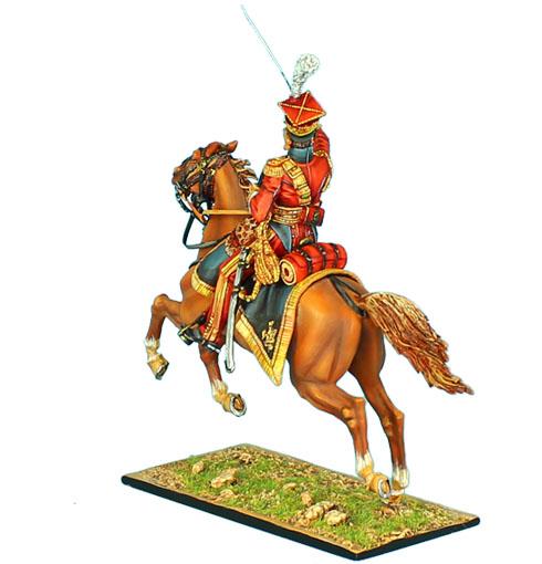 2nd Dutch Red Lancers of the Imperial Guard Officer--single mounted figure #2