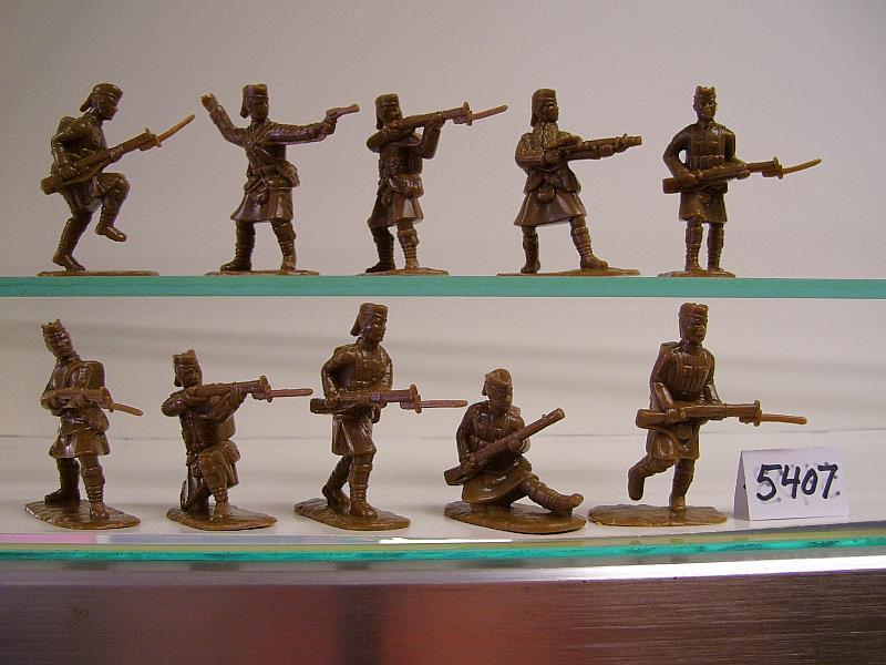 World War I Canadian Expeditionary Force (C.E.F.) Highland Regiments--20 figures in 10 poses (khaki) #2