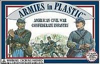 Confederate Infantry--16 in 8 Poses, gray #1