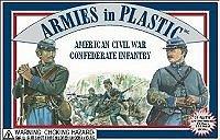 Confederate Infantry--16 in 8 Poses, gray Confederate Infantry--16 in 8 Poses, gray #413