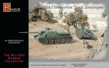 WWII Russian Su-85M/100 Assault Gun--two 1:72 scale model tank kits--AWAITING RESTOCK. WWII Russian Su-85M/100 Assault Gun--two 1:72 scale model tank kits--AWAITING RESTOCK. #29321