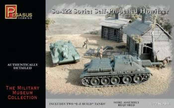 WWII Russian Su-122 Assault Gun (two tanks)--1:72 scale plastic model tanks--AWAITING RESTOCK. WWII Russian Su-122 Assault Gun (two tanks)--1:72 scale plastic model tanks--AWAITING RESTOCK. #29322