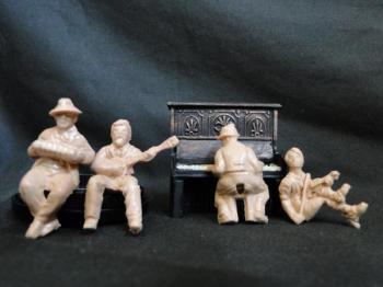 Western Town and Saloon Series: Saloon Musicians with Piano--4 different musicians & resin piano--AWAITING RESTOCK. Western Town and Saloon Series: Saloon Musicians with Piano--4 different musicians & resin piano--AWAITING RESTOCK. #29350