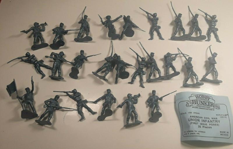 ACW 1st Issue Union Infantry -25 Figures - LOW STOCK!  #1