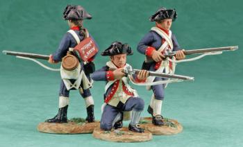 Image of 3rd New Jersey American Infantry Set, Battle of Germantown--three figures--RETIRED--LAST ONE!! Image of 3rd New Jersey American Infantry Set, Battle of Germantown--three figures--RETIRED--LAST ONE!!