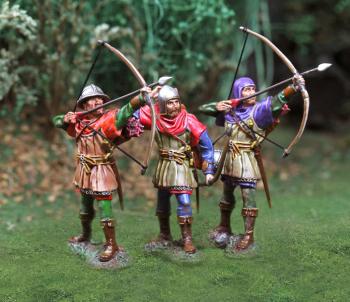 Agincourt Archers--three figures--ONE IN STOCK. Agincourt Archers--three figures--ONE IN STOCK. #29597