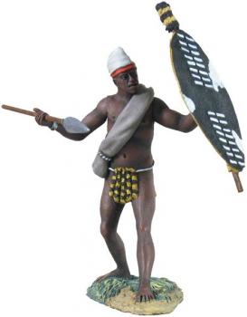 Natal Native Contingent with Spear--single figure--ONE IN STOCK. Natal Native Contingent with Spear--single figure--ONE IN STOCK. #29636