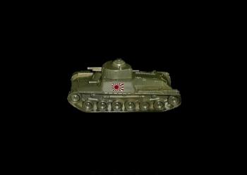 Image of Japanese Chi-Ha Medium Tank (Green w/Rising Sun emblem))