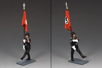 SS Flagbearer Goose-Stepping--single figure with National Flag SS Flagbearer Goose-Stepping--single figure with National Flag #30328