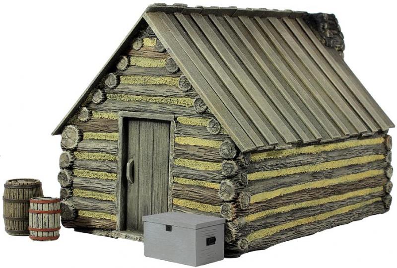 American Civil War Winter Hut No.2--four pieces #1