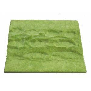 Green Grass Slope--12 in. x 12 in. x 2 in.--Slope inclines from 6mm to 50mm high #1