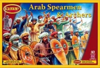 Image of Gripping Beast Plastic Arab Spearmen & Archers--40 unpainted unassembled 28 mm hard plastic multi-pose miniatures.