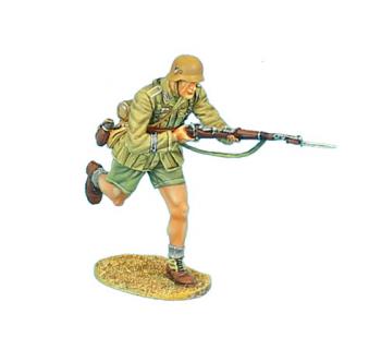 Image of Das Deutsche Afrika Korps Charging with K98--single figure--ONE IN STOCK.