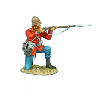 Image of British 24th Foot Kneeling Firing Variant #1--single figure--RETIRED LAST ONE!!