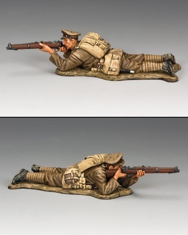British Expeditionary Force Lying Prone--single figure--RETIRED. #2