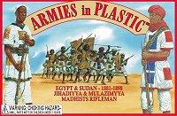 Madhists Rifleman Jihadiyya & Mulazimyya (Egypt & Sudan)--20 figures in 10 poses--white #0