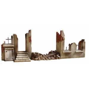 Ruined Brick Walls with Rubble (3 Pieces) -- Pre-Order: two to three months Ruined Brick Walls with Rubble (3 Pieces) -- Pre-Order: two to three months #3934