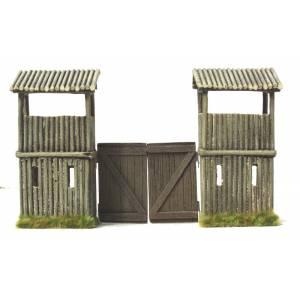 American Log Fort Gates with Watch Towers--10 in. x 6.25 in.--Pre-Order:  two to three months American Log Fort Gates with Watch Towers--10 in. x 6.25 in.--Pre-Order:  two to three months #3953