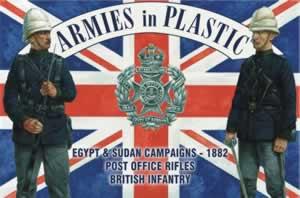 Post Office Rifles, Britiish Infantry, 1882--20 figures in 10 poses--Medium Blue Post Office Rifles, Britiish Infantry, 1882--20 figures in 10 poses--Medium Blue #439