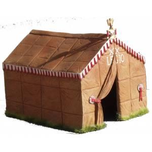 Roman Commanders Tent (plain white roof--4.75 in. x 3.75 in. x 4 in.--Pre-Order:  two to three months Roman Commanders Tent (plain white roof--4.75 in. x 3.75 in. x 4 in.--Pre-Order:  two to three months #3969