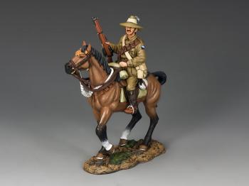 Image of Australian Light Horse Trooper with Rifle Up--single mounted figure--RETIRED.