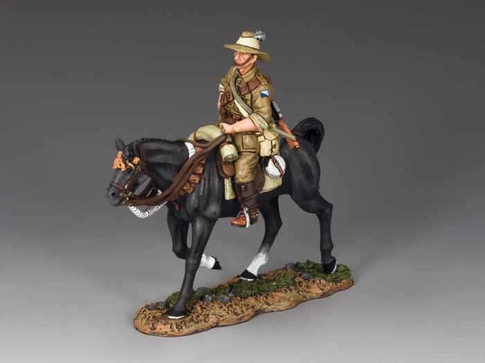 Australian Trooper with Rifle to the right--single mounted figure--RETIRED. #1