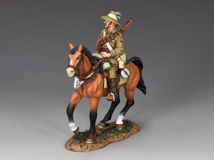 Australian Light Horse Trooper with Rifle to the left--single mounted Figure--RETIRED. #1