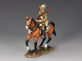 Image of Australian Light Horse Trooper with Rifle to the left--single mounted Figure--RETIRED.