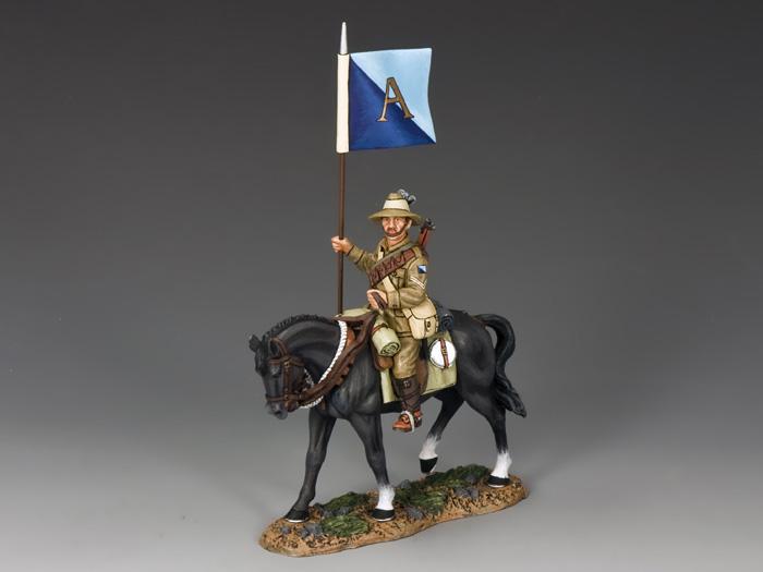 Australian Light Horse Trooper with Guidon--single mounted figure--RETIRED. #1