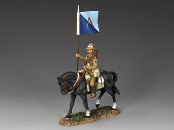 Image of Australian Light Horse Trooper with Guidon--single mounted figure--RETIRED.