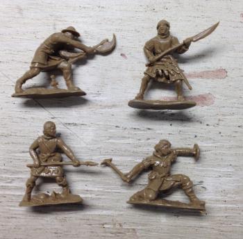 Medieval Men-at-Arms Foot Soldiers--four figures -- SEVEN IN STOCK! Medieval Men-at-Arms Foot Soldiers--four figures -- SEVEN IN STOCK! #31341
