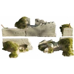 Ruined Bunker/Trench Set--OUT OF STOCK Ruined Bunker/Trench Set--OUT OF STOCK #3976