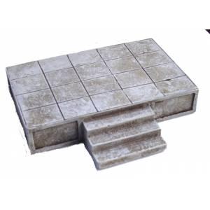 Stone Platform/Podium For Slaves--4.5 in. x 3. in. -- TWO TO THREE MONTHS WAIT FOR RESTOCK! ORDER NOW! Stone Platform/Podium For Slaves--4.5 in. x 3. in. -- TWO TO THREE MONTHS WAIT FOR RESTOCK! ORDER NOW! #4015